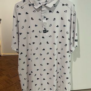 Hazards and bogeys golf polo - size large